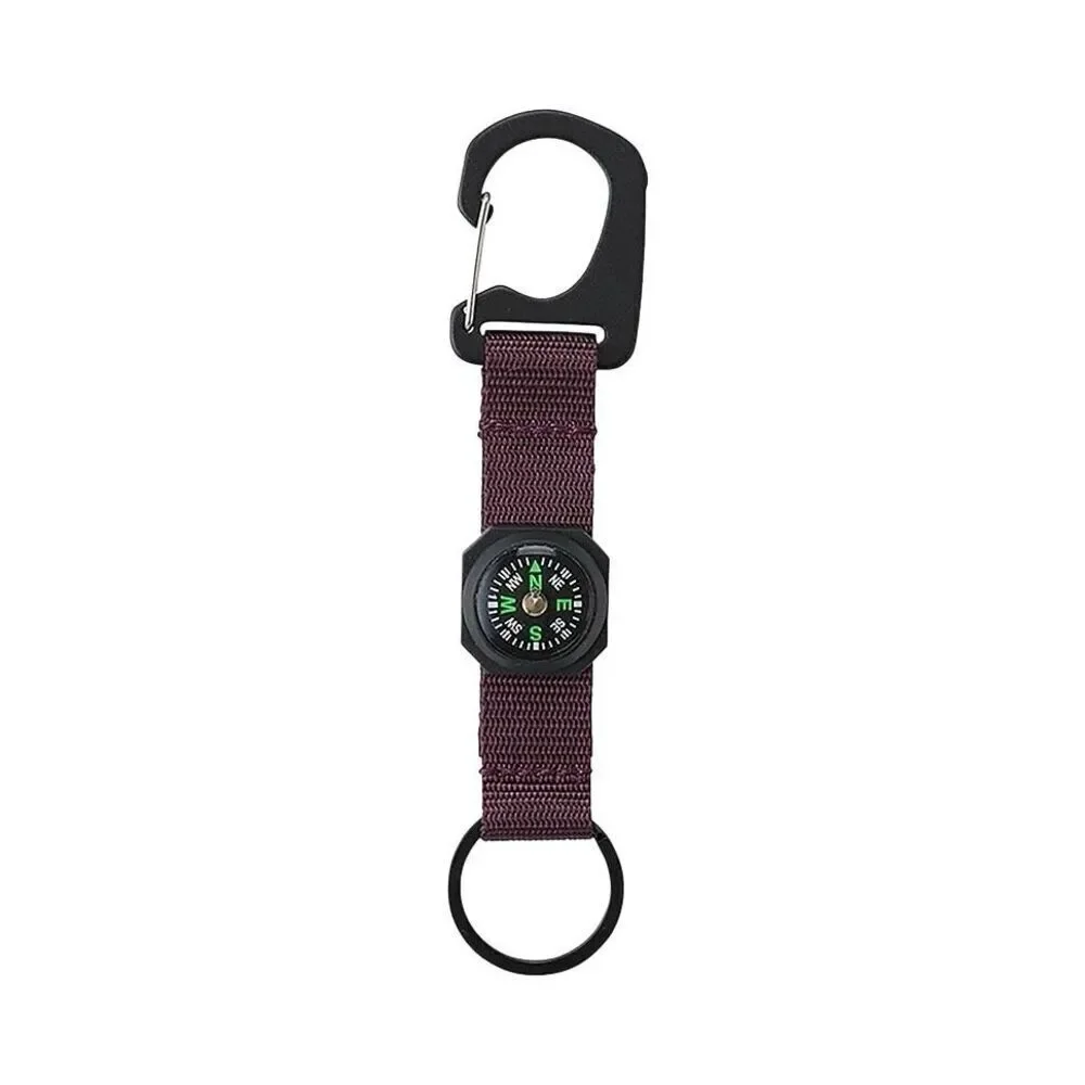 Gramicci Compass Keyring Purple Minimalist Outdoor Keychain w/ Compass New